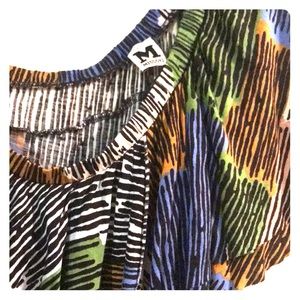 Missoni one shoulder cocktail dress